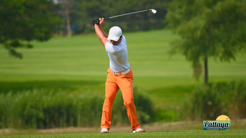 Golfer-full-swing-Pattaya