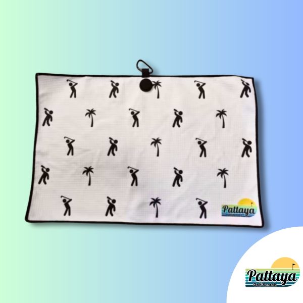 The Drunken Golfer magnetic golf towel by Pattaya Golf Rentals