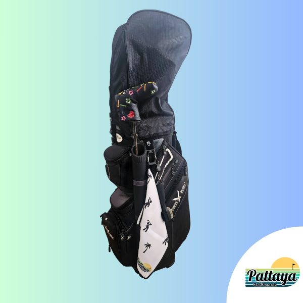 The Drunken Golfer magnetic golf towel by Pattaya Golf Rentals